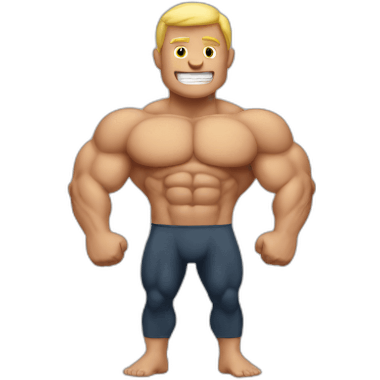 Muscle man emoji