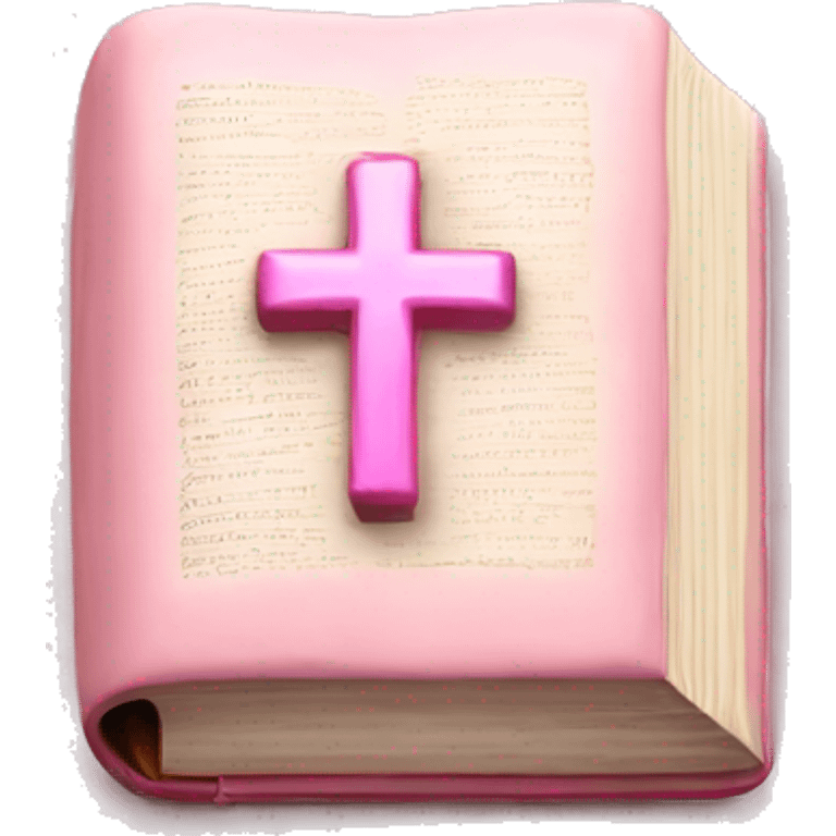 soft pink bible  emoji