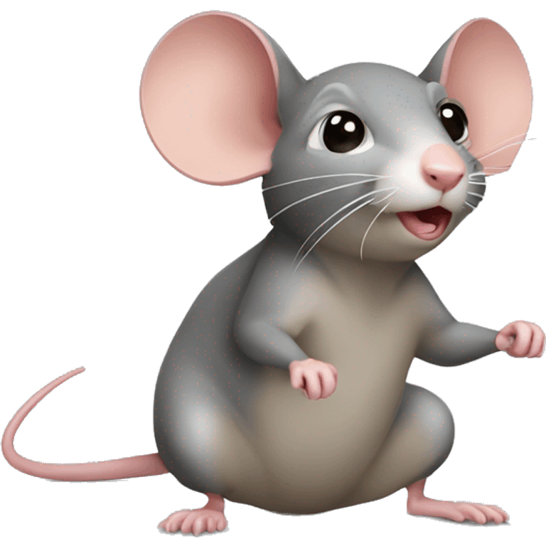 rat that is training emoji