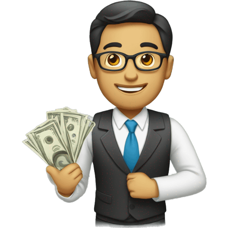 emprendedor con dinero emoji