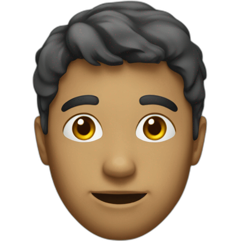 Visage qui fond emoji