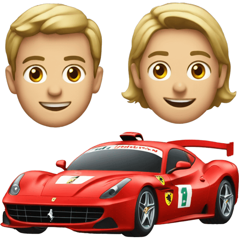 Voiture de Formule 1 Ferrari emoji