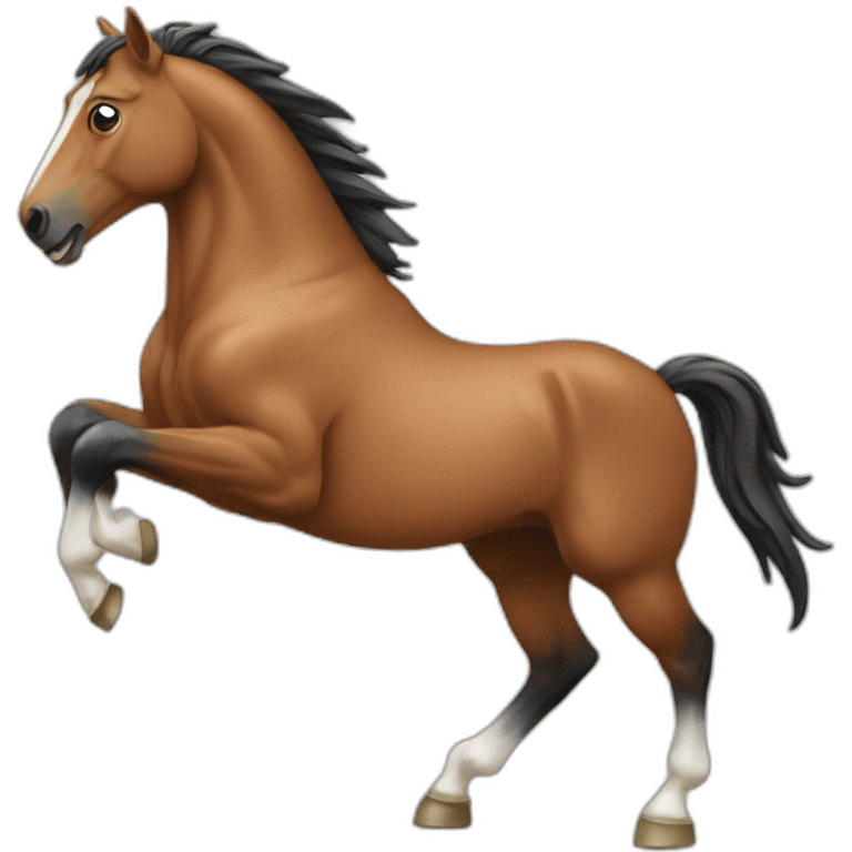 rearing horse emoji