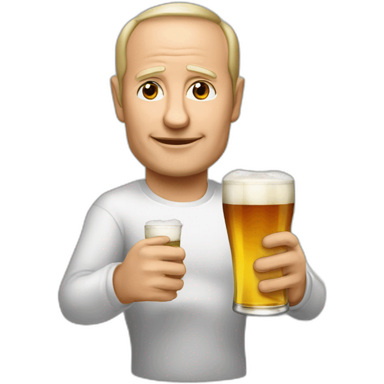 vladimir-poutine-drink-beer emoji