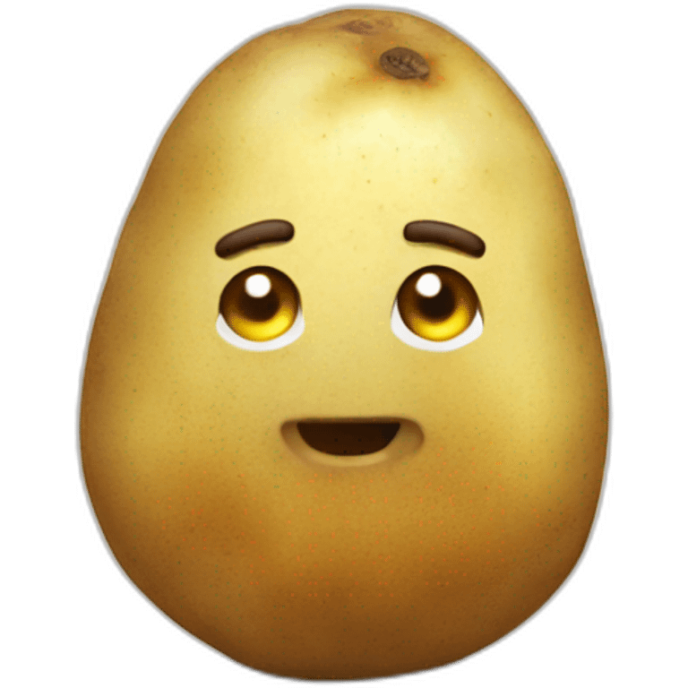 Real potato emoji