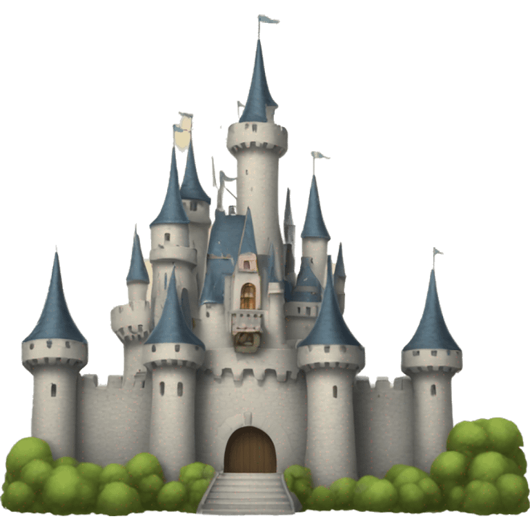 simple castle alike Disney  emoji