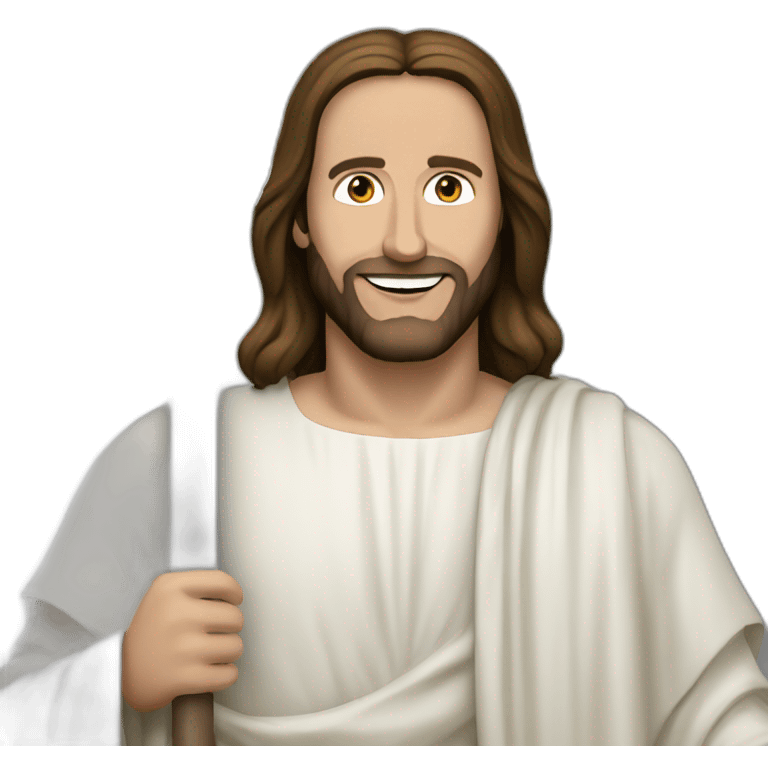 Jesus and macron  emoji