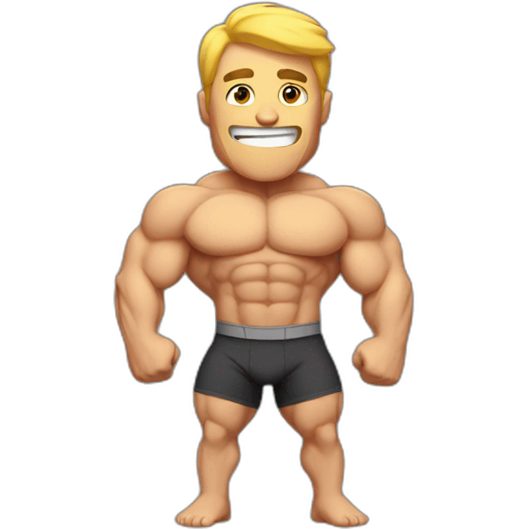 muscle guy emoji