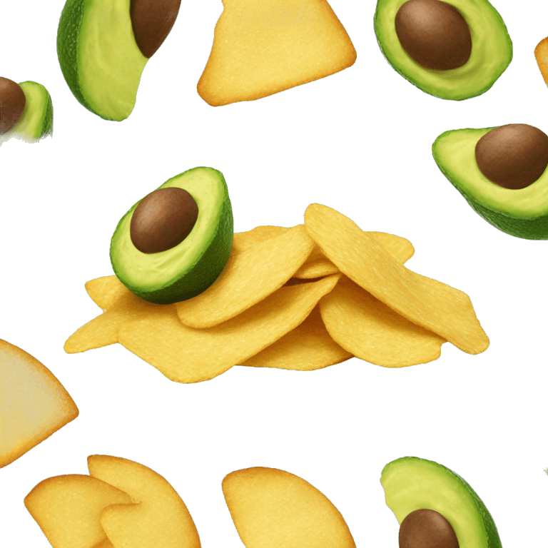 Chips and guacamole  emoji