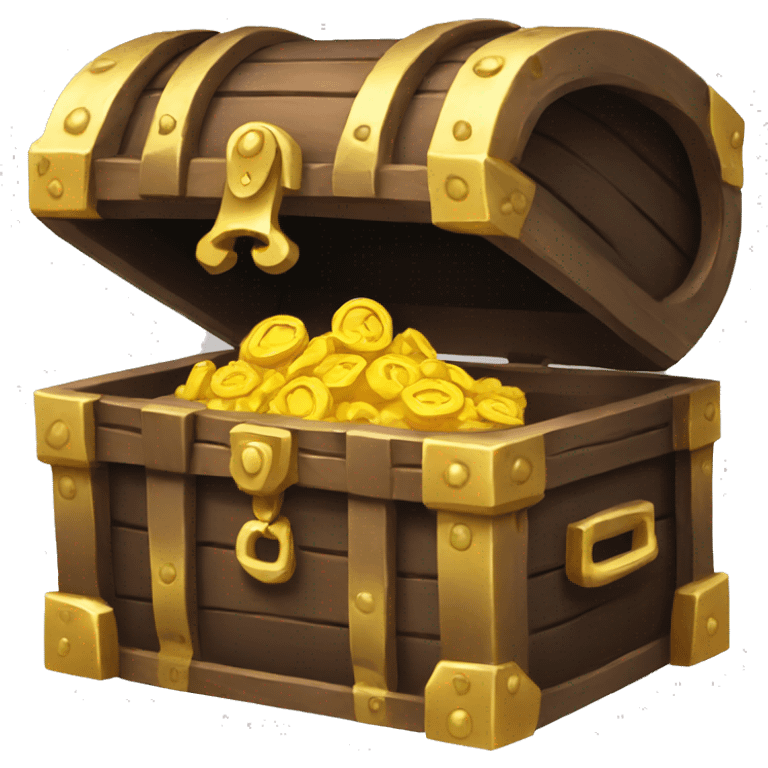 pure color treasure chest  emoji