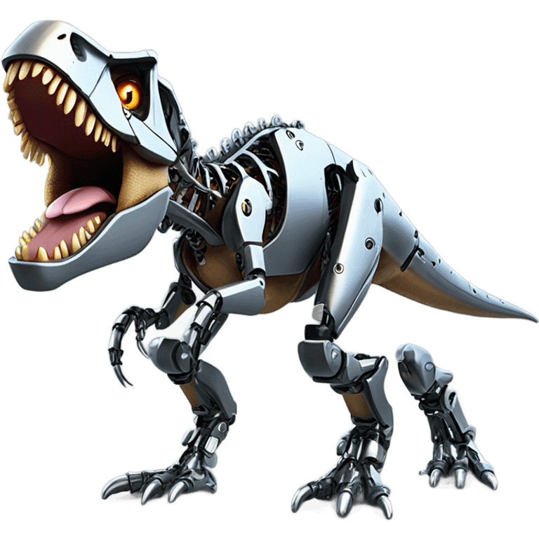 T-Rex robot emoji