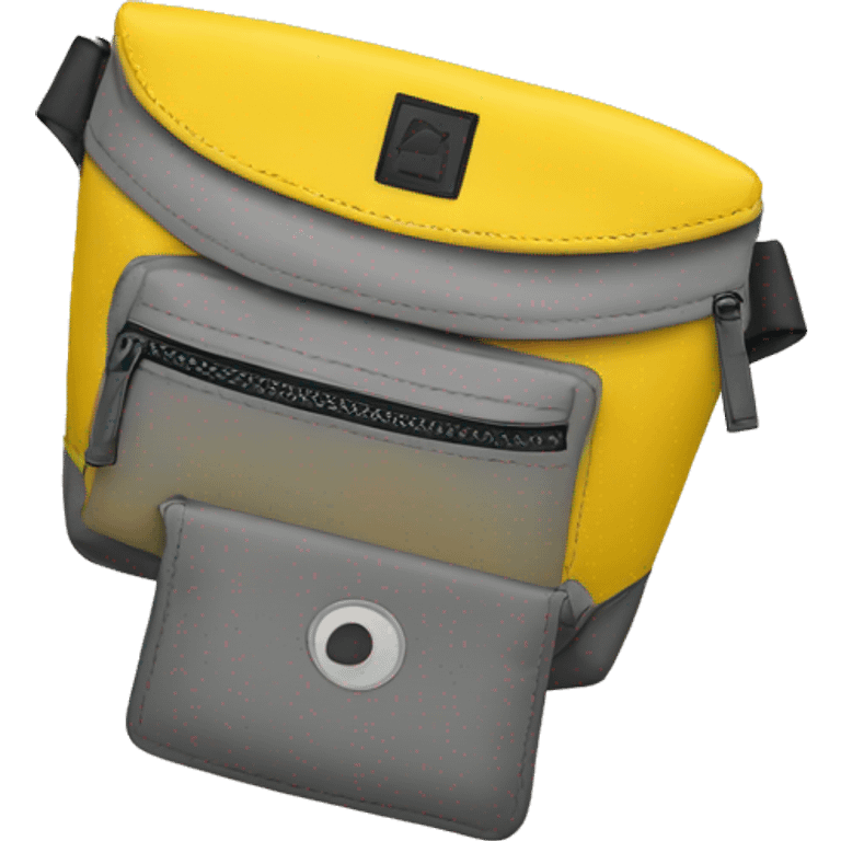 waist bag yellow emoji