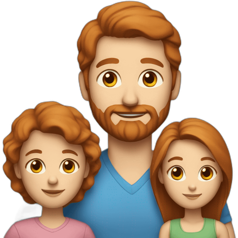 family;-red-haired-dad-beard,-light-brown-haired-mom,-red-rabbit-blue-eyes- emoji