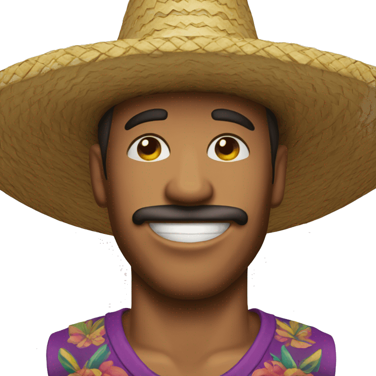 emoji sombrero man emoji