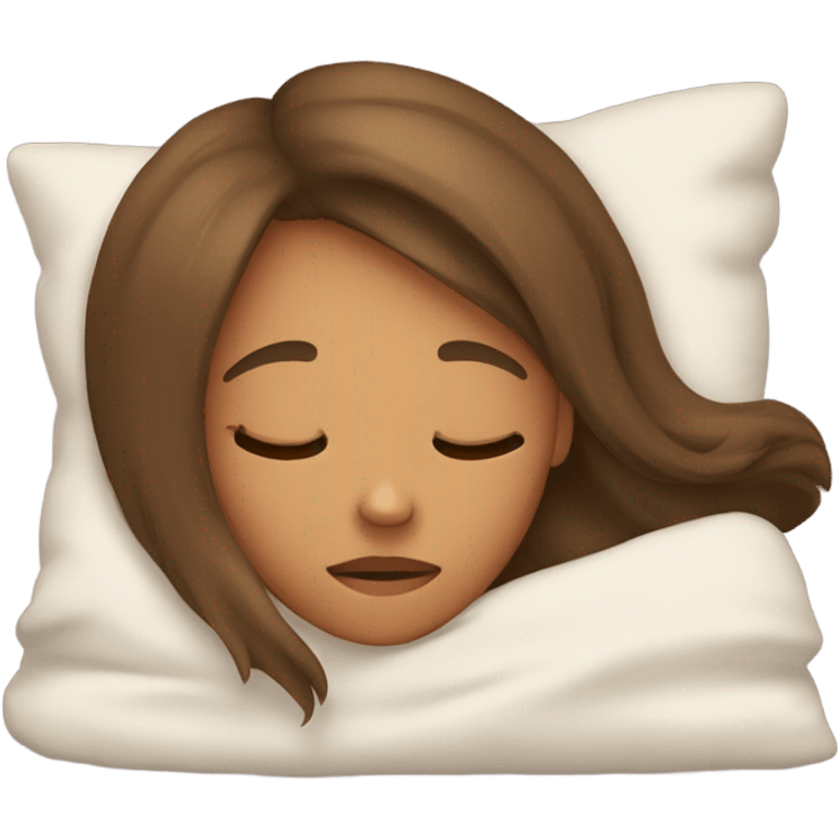 Girl sleeping emoji