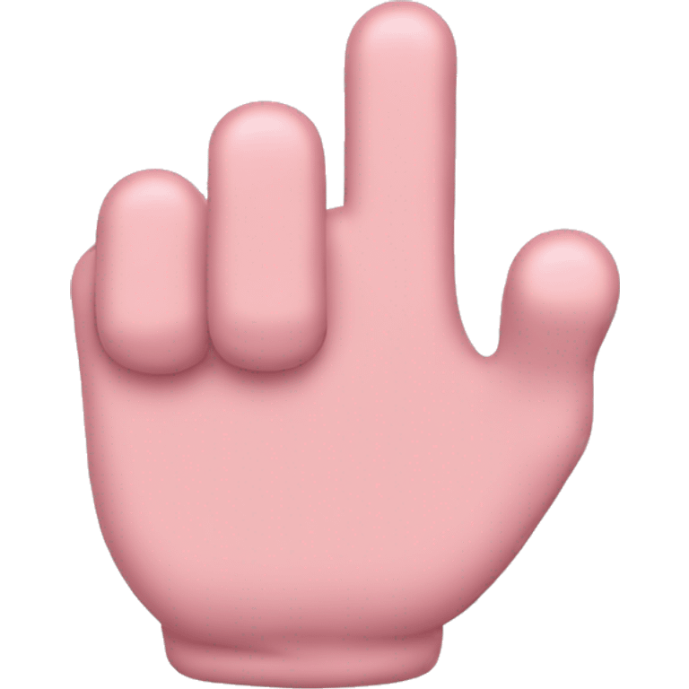 light pink thumbs down emoji