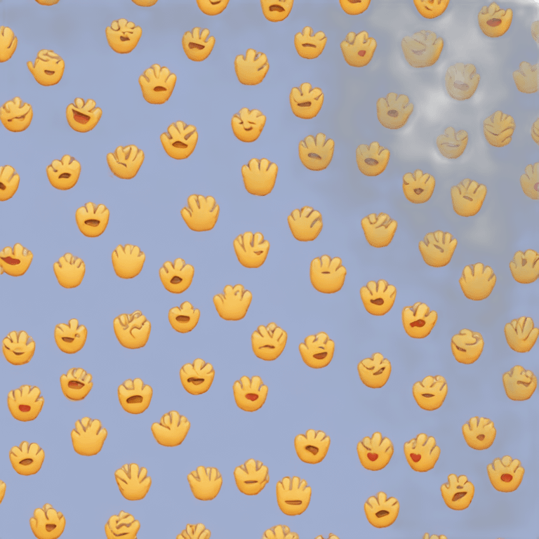 cœur fait avec les mains iphone emoji