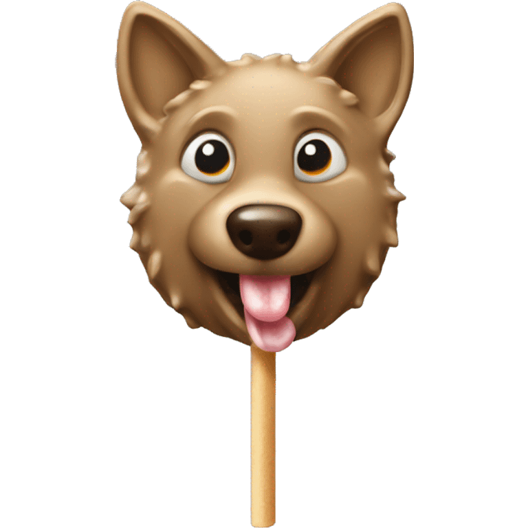 Jackal lick lollipop emoji