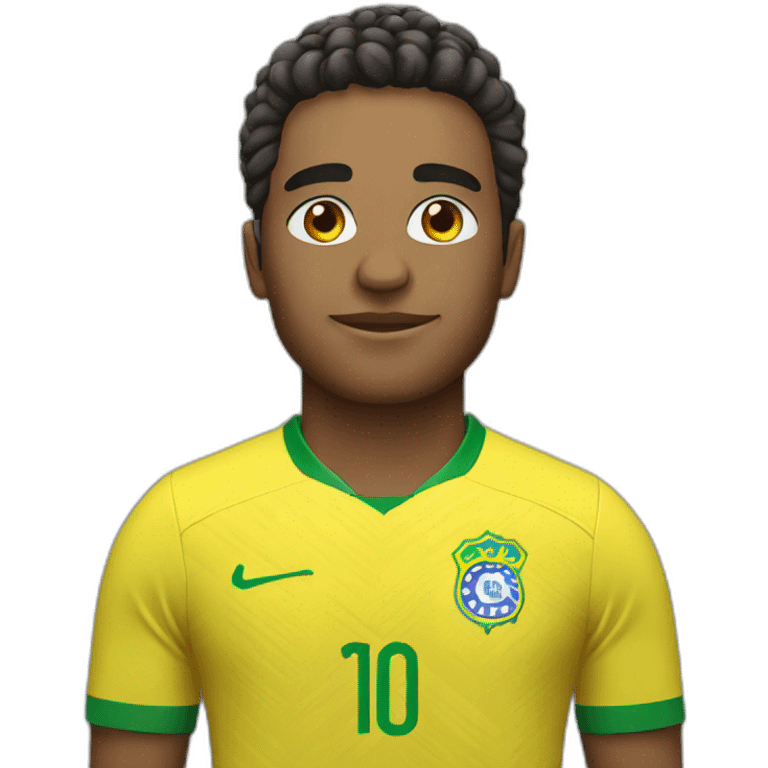 playing brazillian footballer emoji