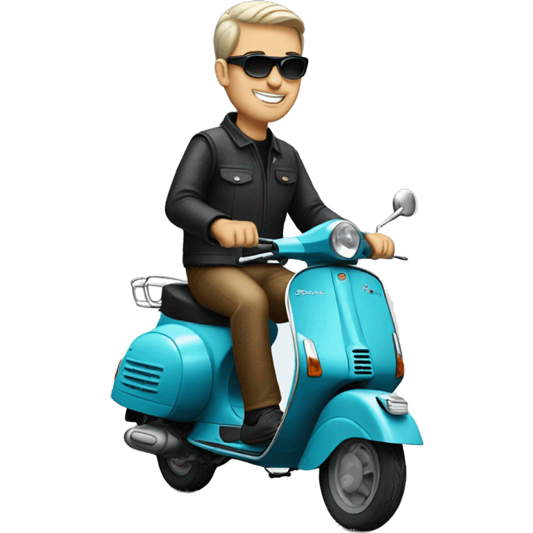 vespa rider emoji