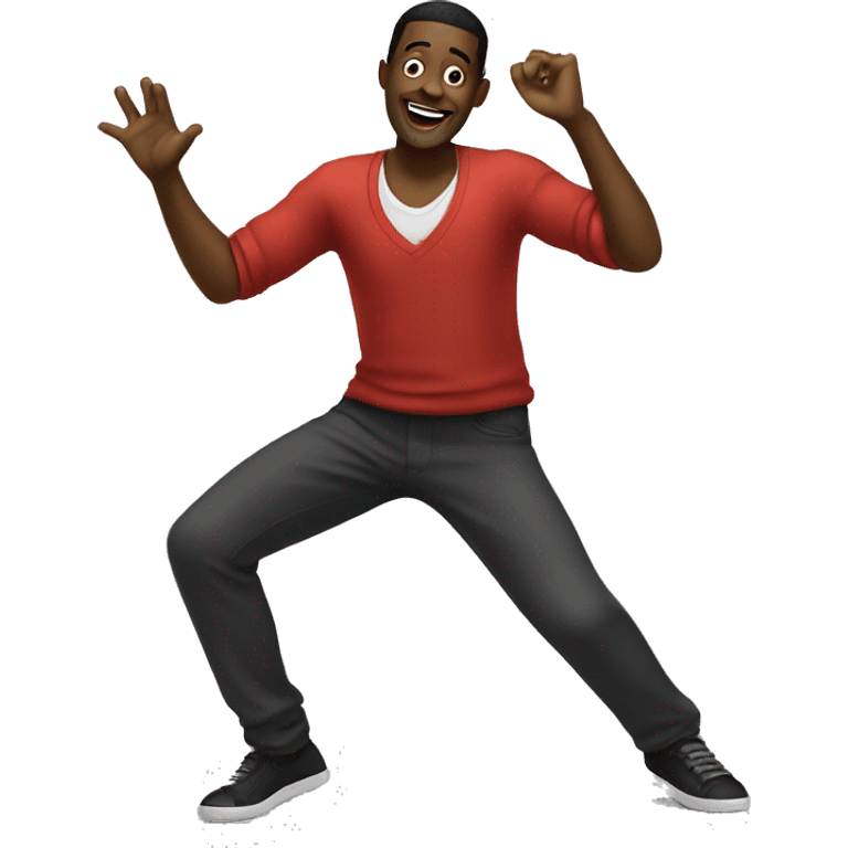 Dancing black guy emoji