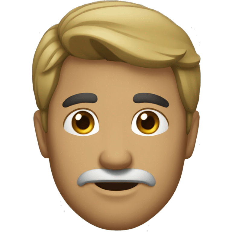 Hombre nervioso emoji