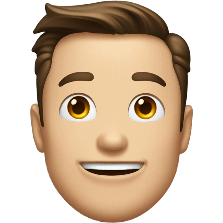 the billionaire "Elon Musk" sticking his tongue out cheekily with a happy expression. All his facial features are present and his easily recognizable. Photorealistic , extremely well made emoji