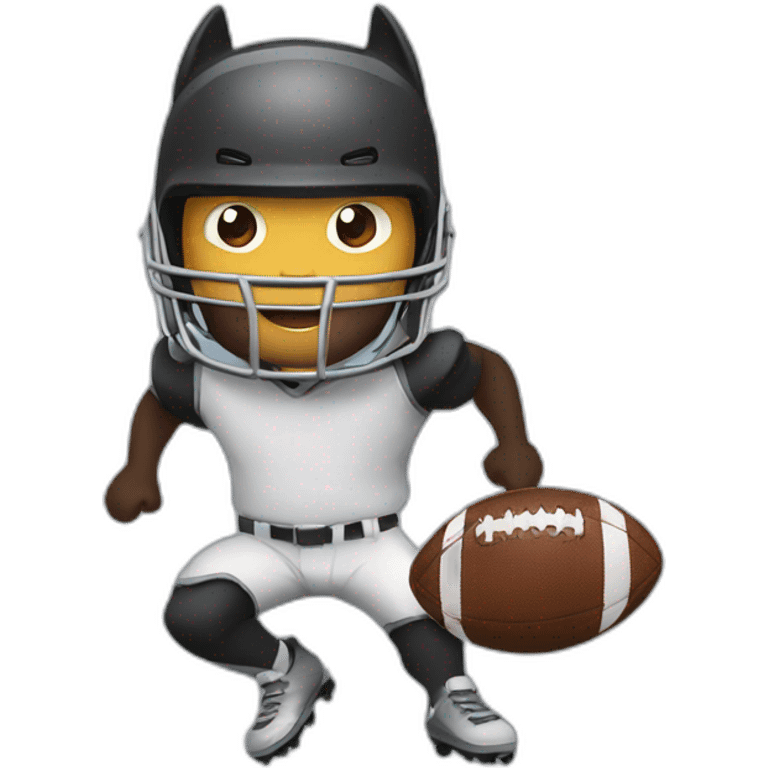 Bat play football emoji