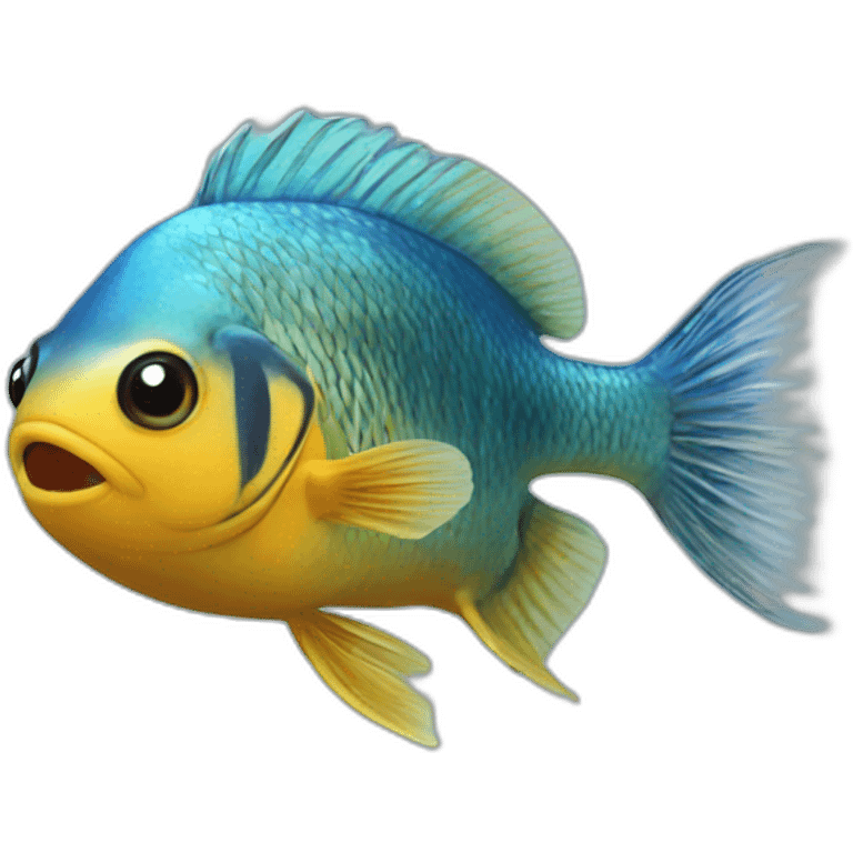 a photo of a fish emoji