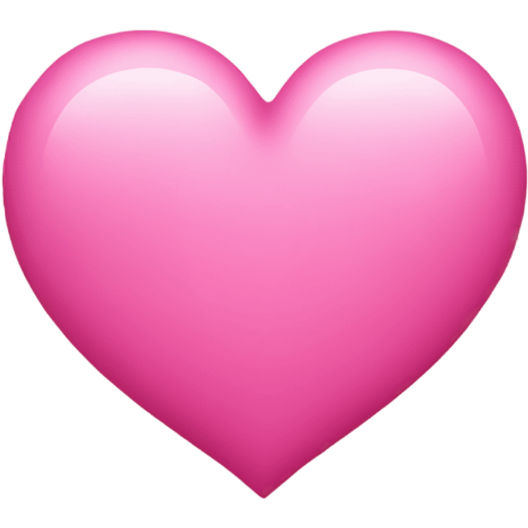 Pink heart iOS emoji emoji