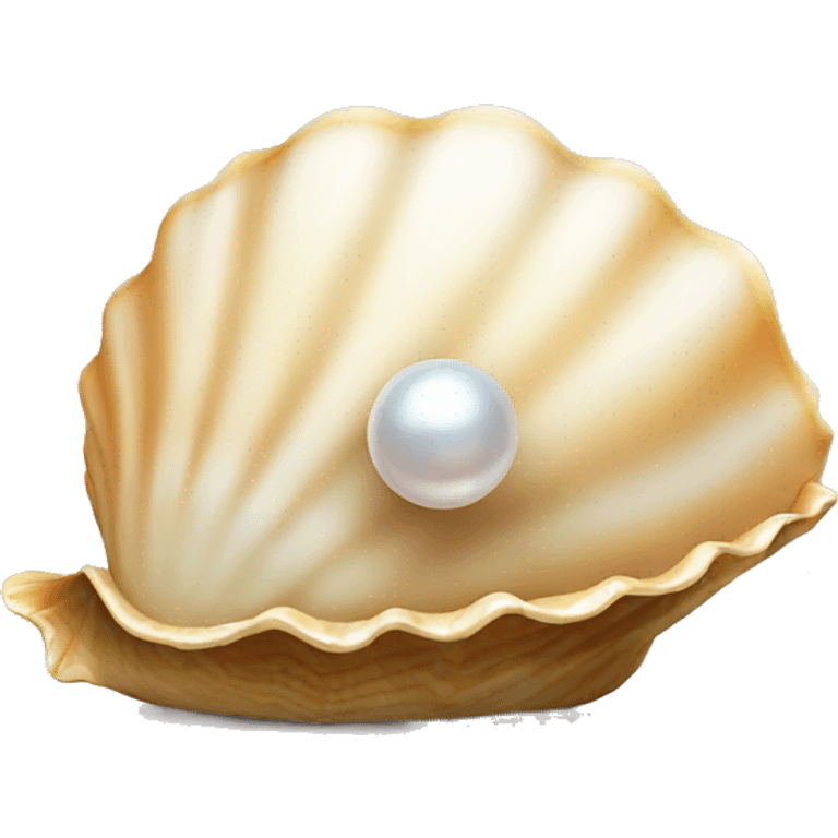 Shell with pearl  emoji