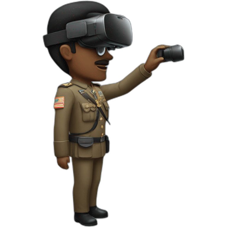 general from the side wearing oculus quest emoji