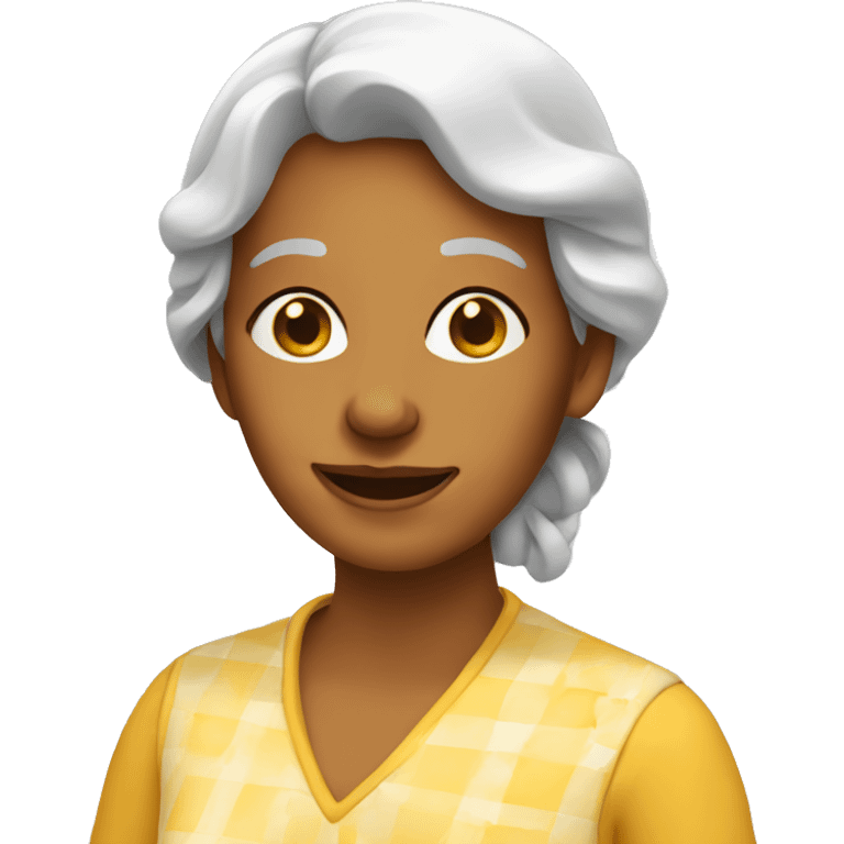 cheese lady  emoji