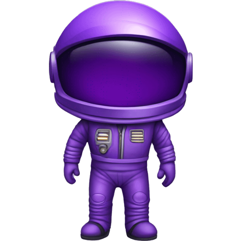 Purple disco spaceman emoji