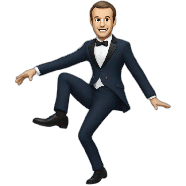 Macron qui danse emoji