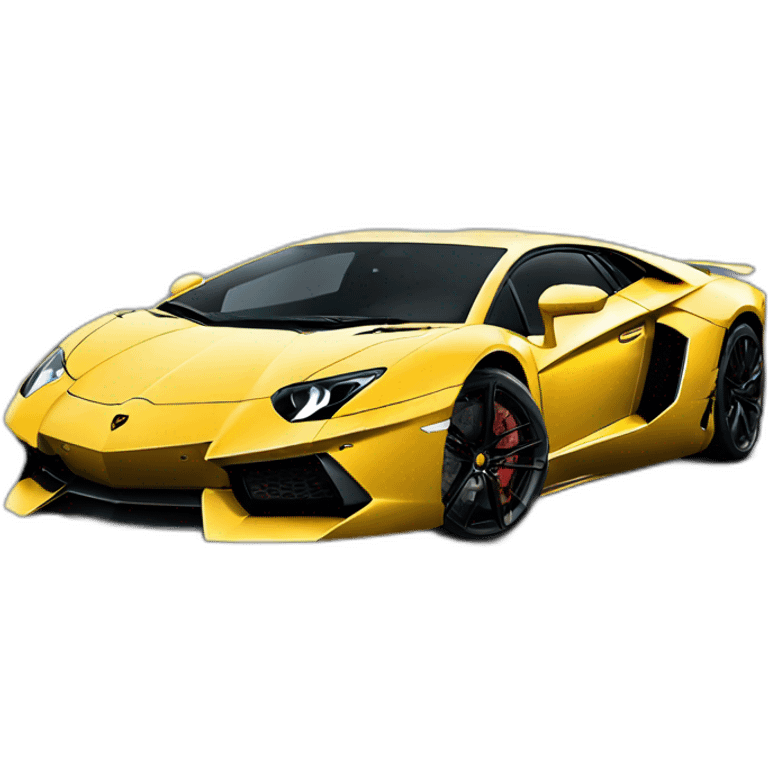 Lamborghini Aventador emoji