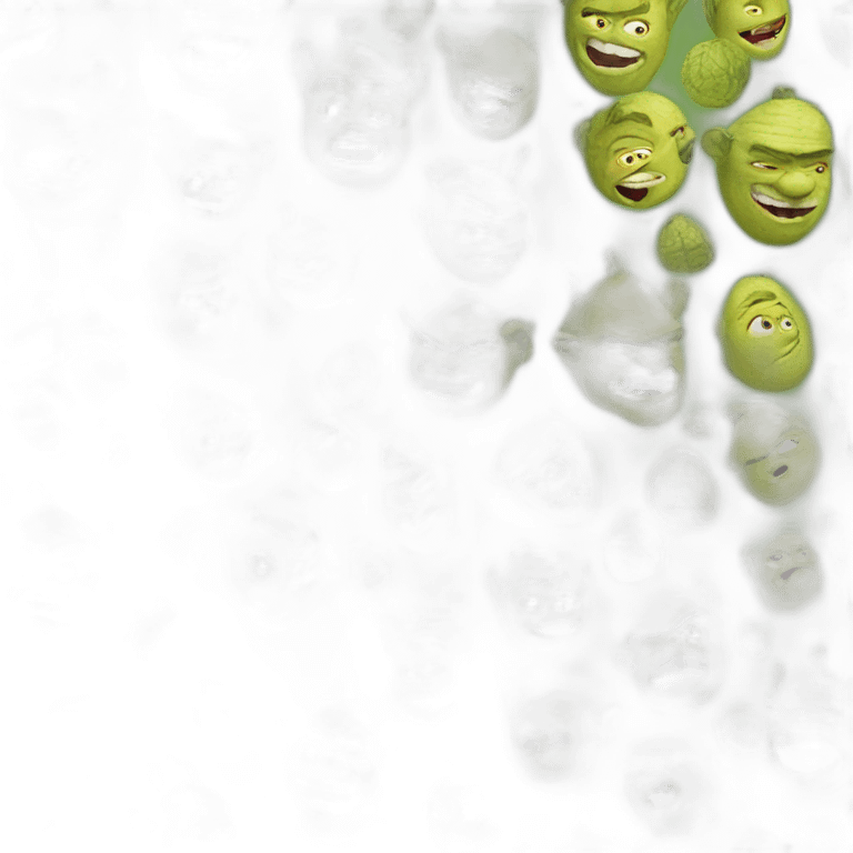 Pain d'épice shrek emoji