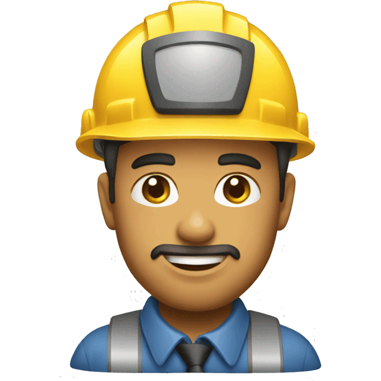 Construction project manager emoji