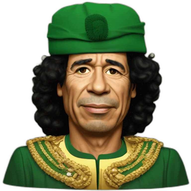 muammar gaddafi emoji