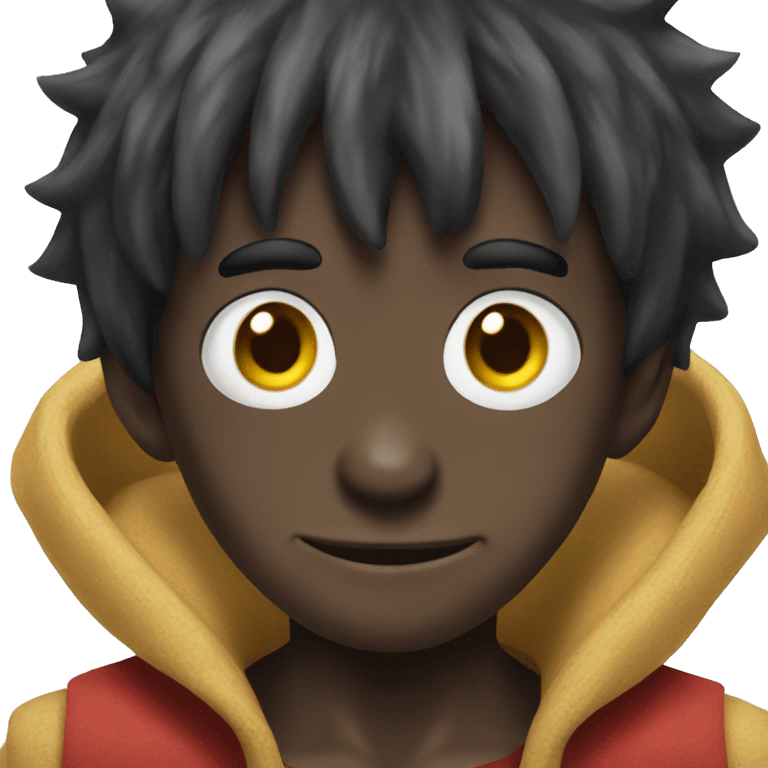 dark skin luffy emoji