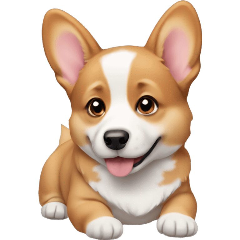 Corgi puppy emoji