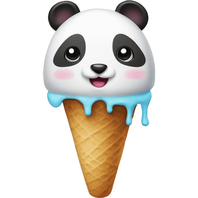 Icecream panda emoji