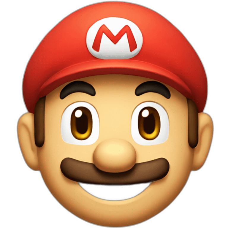 Mario smiling emoji