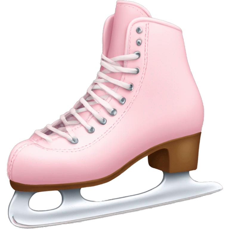 pastel pink ice skates emoji