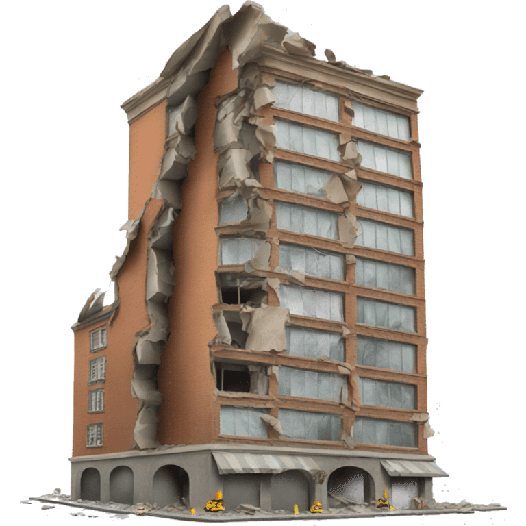 building collapsed emoji