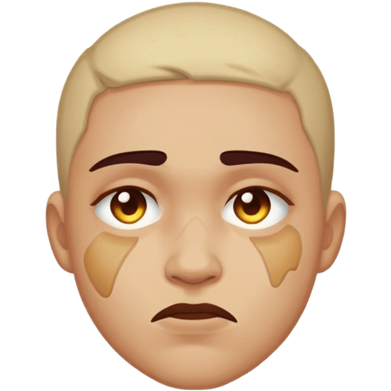 Carita golepeada emoji