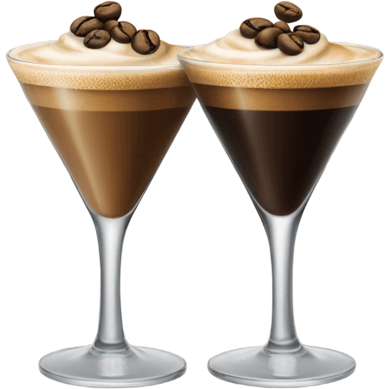 2 espresso martinis cheers emoji