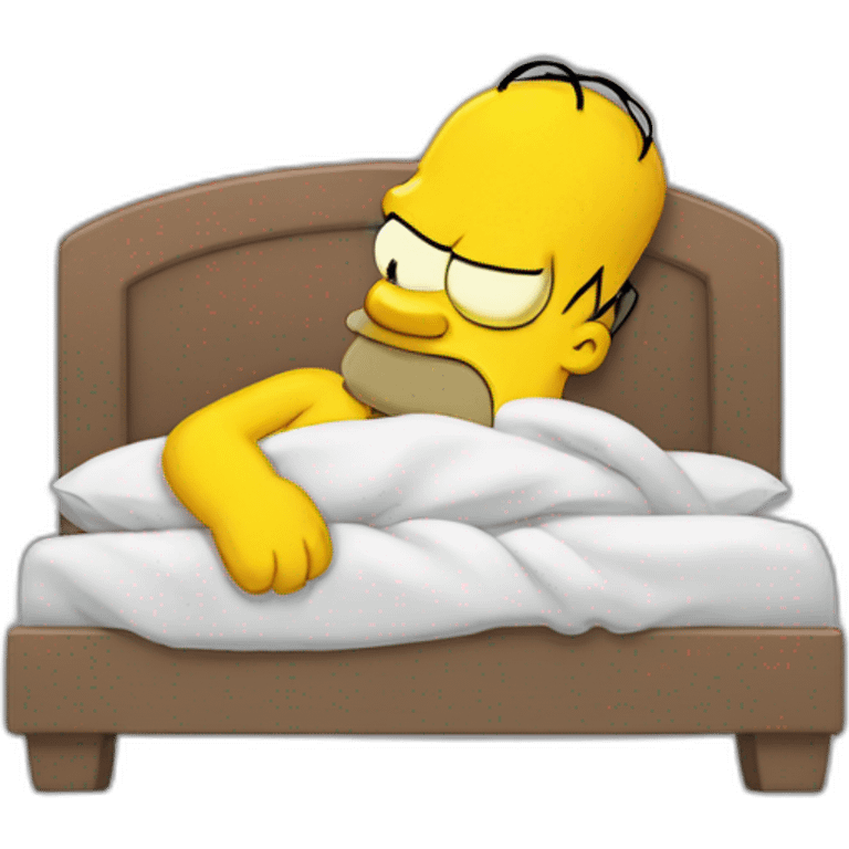 HOmer-simpson-sleeping emoji