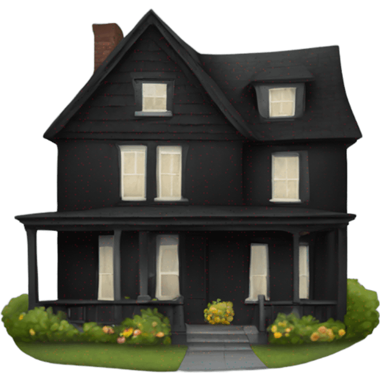 Black house emoji