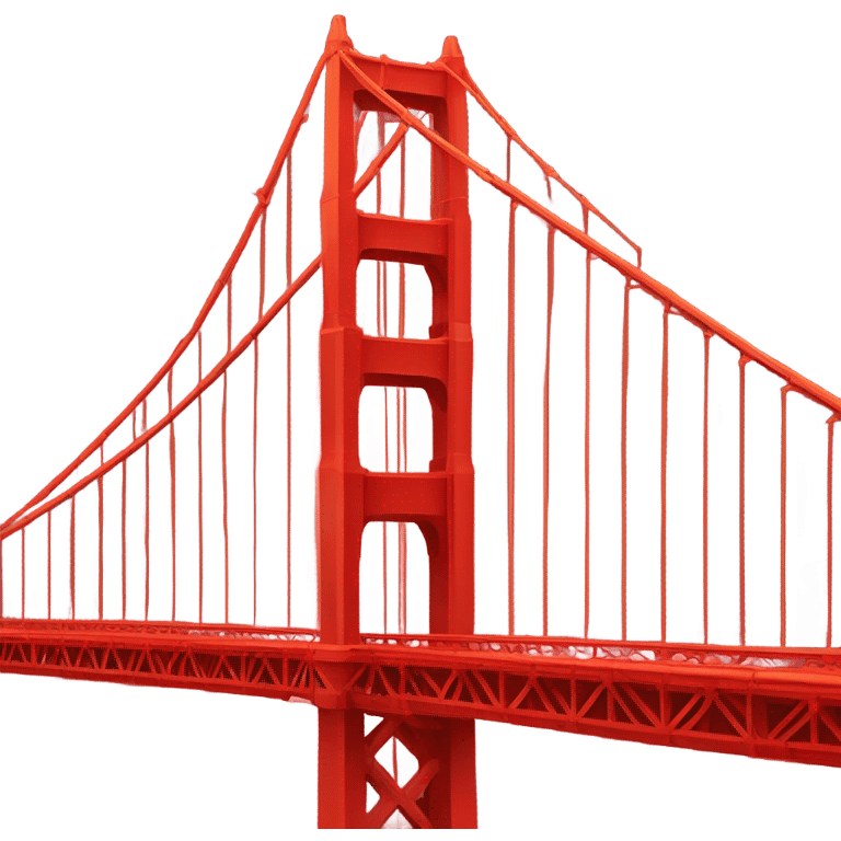 Golden Gate Bridge, San Francisco emoji